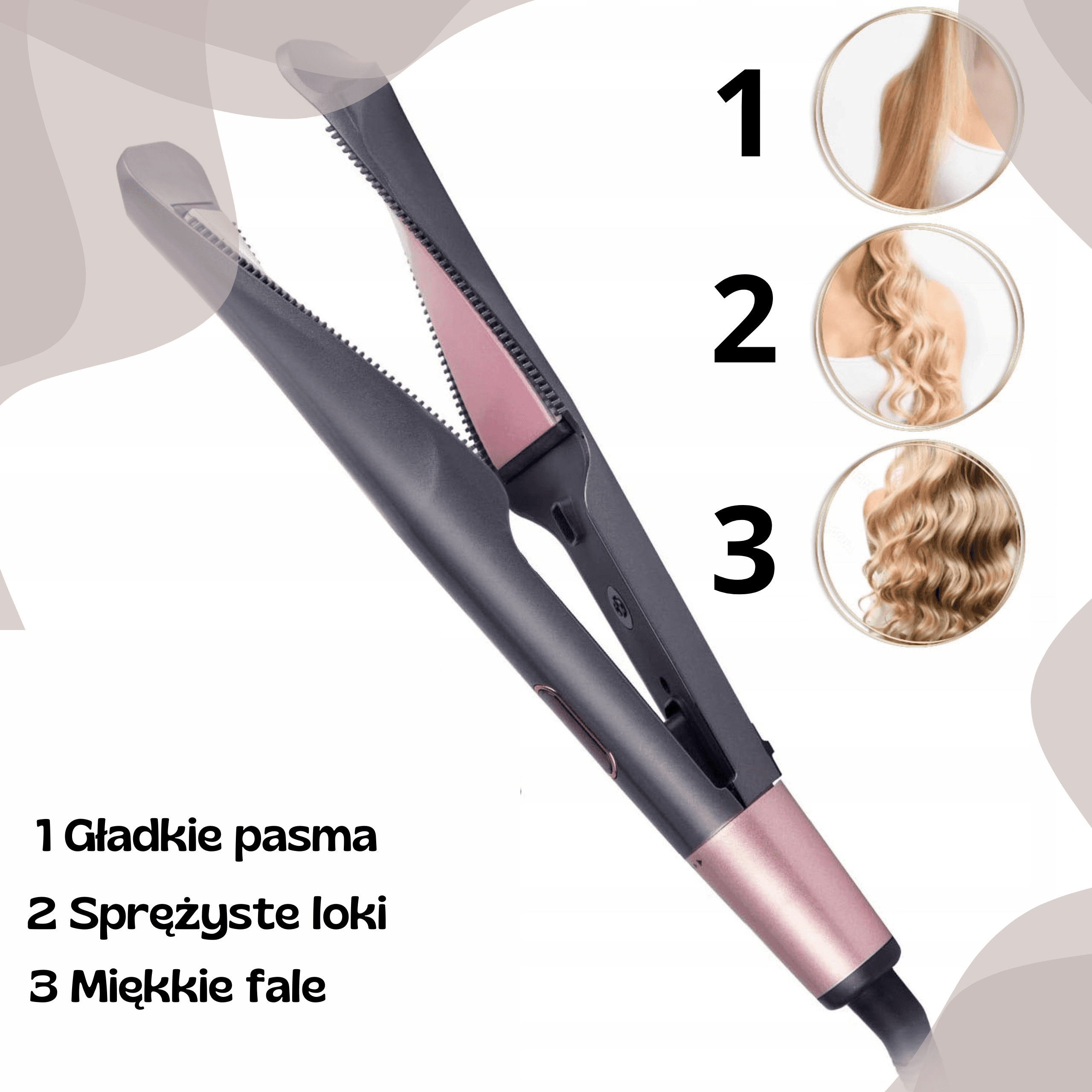 GlamStyler Duo -Od Gładkich Pasm Po Zmysłowe Loki