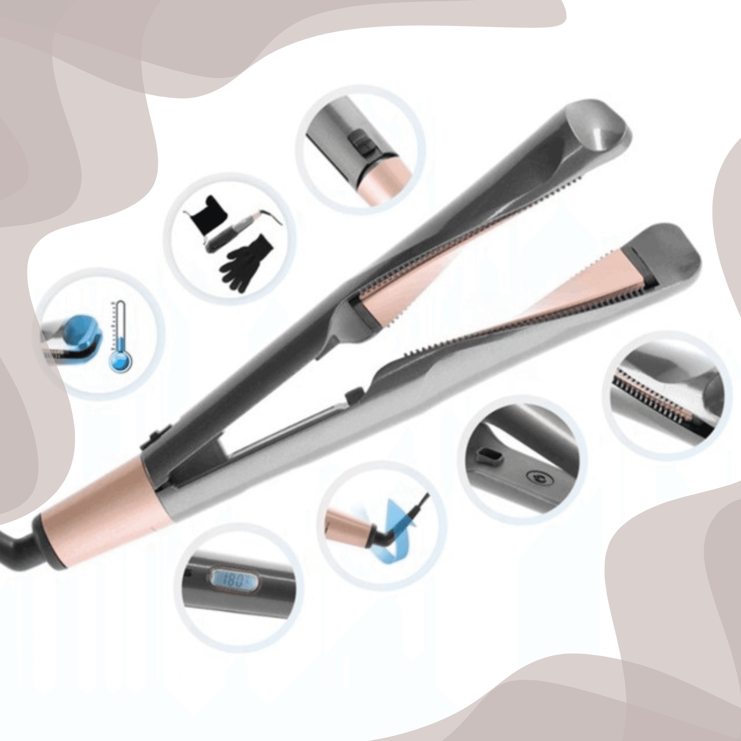 GlamStyler Duo -Od Gładkich Pasm Po Zmysłowe Loki